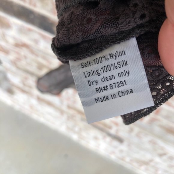 NWT Johnny Was 4 Love & Liberty Iva Embroidered Dress XS in Raisin - Picture 16 of 16